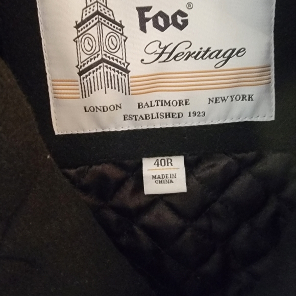 NWT Men's Hertage London Fog Peacoat-40 R - Picture 3 of 5